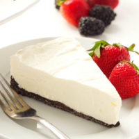 Cold Cheesecake slice