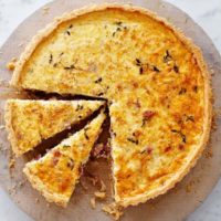 Quiche Chicken Ham & Leek