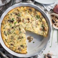 Quiche Mushroom